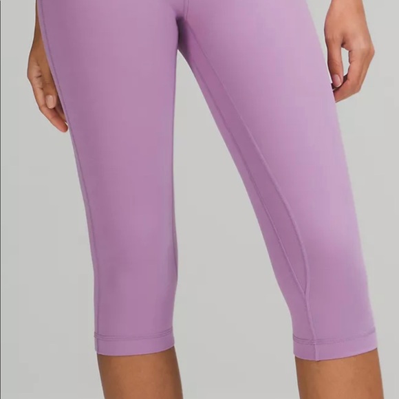 Lululemon Align High-Rise Crop 17” Wisteria Purple US 12 - Picture 2 of 4